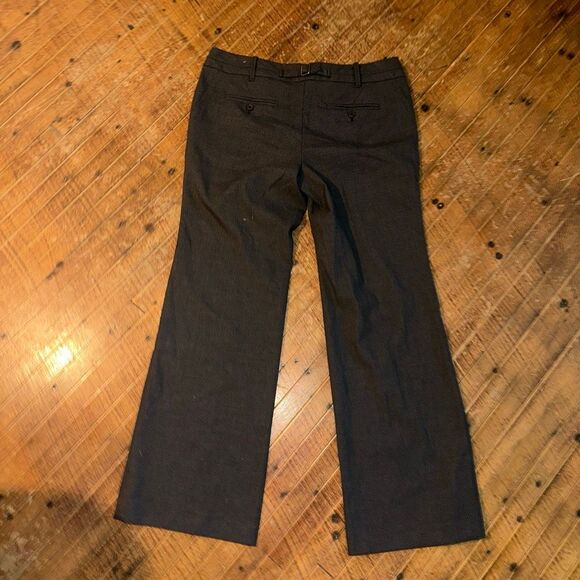 Loft herringbone Marissa sz 8 business casual flat front slacks - Picture 4 of 4